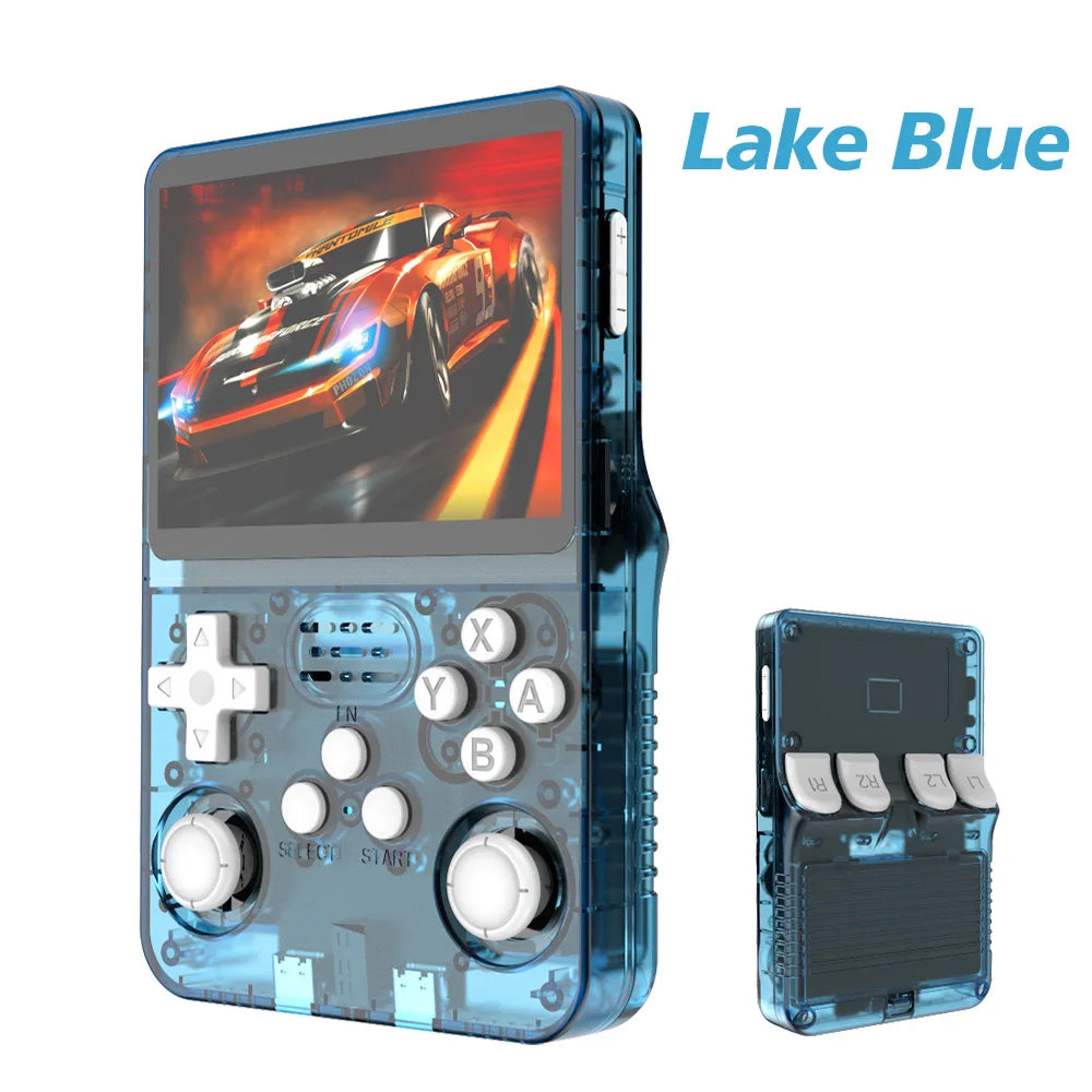 Console de jeu rétro portable 3,5" IPS — 64/128 Go, système Linux, jeux vidéo, cadeau enfants (v2)