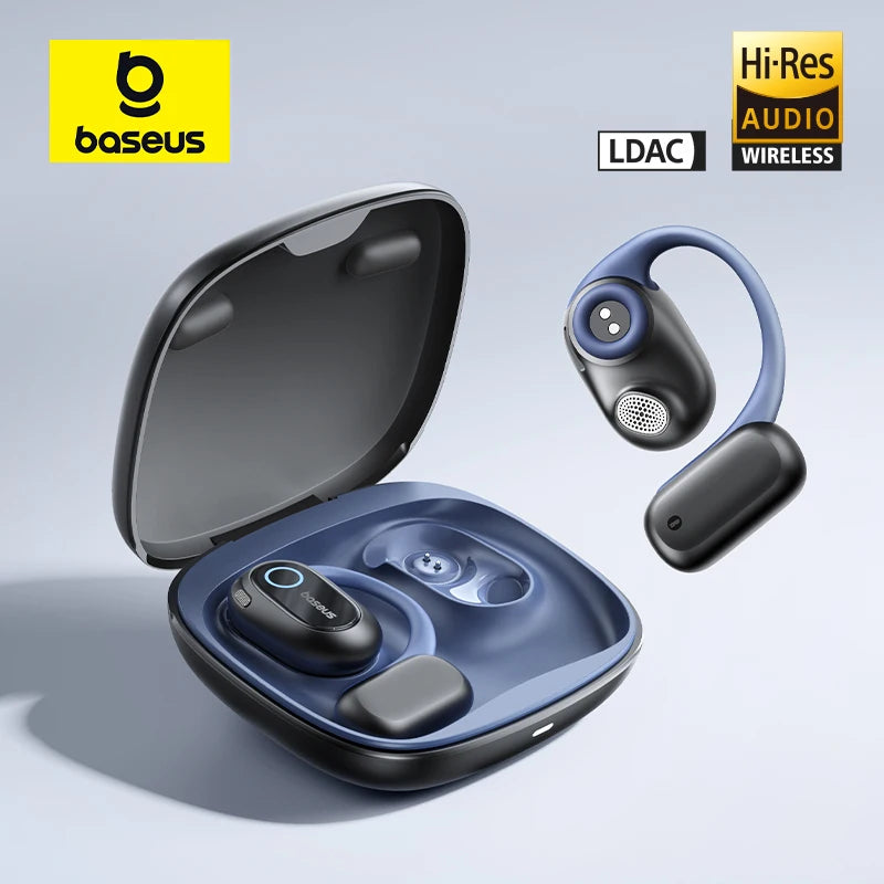 Écouteurs Sans Fil Sport Oreille Ouverte Bluetooth 5.4 — Crochets, Grandes Basses, 60h