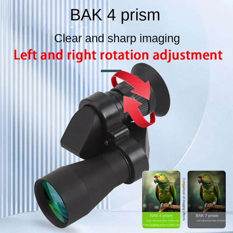 Télescope monoculaire portable haute définition avec zoom à fort grossissement, chasse, camping, alpinisme, pêche en plein air