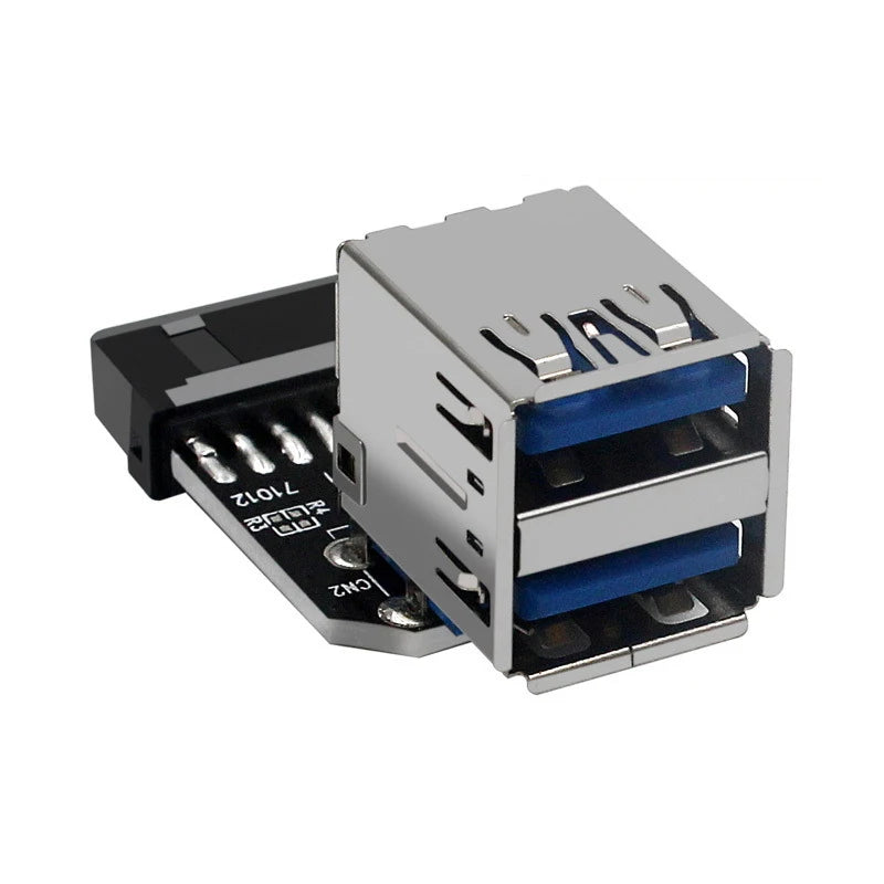 RGEconvex-Adaptateur de carte mère USB 3.0 femelle, convertisseur de carte mère, prise de bain, 19PIN, 20Pin, touriste
