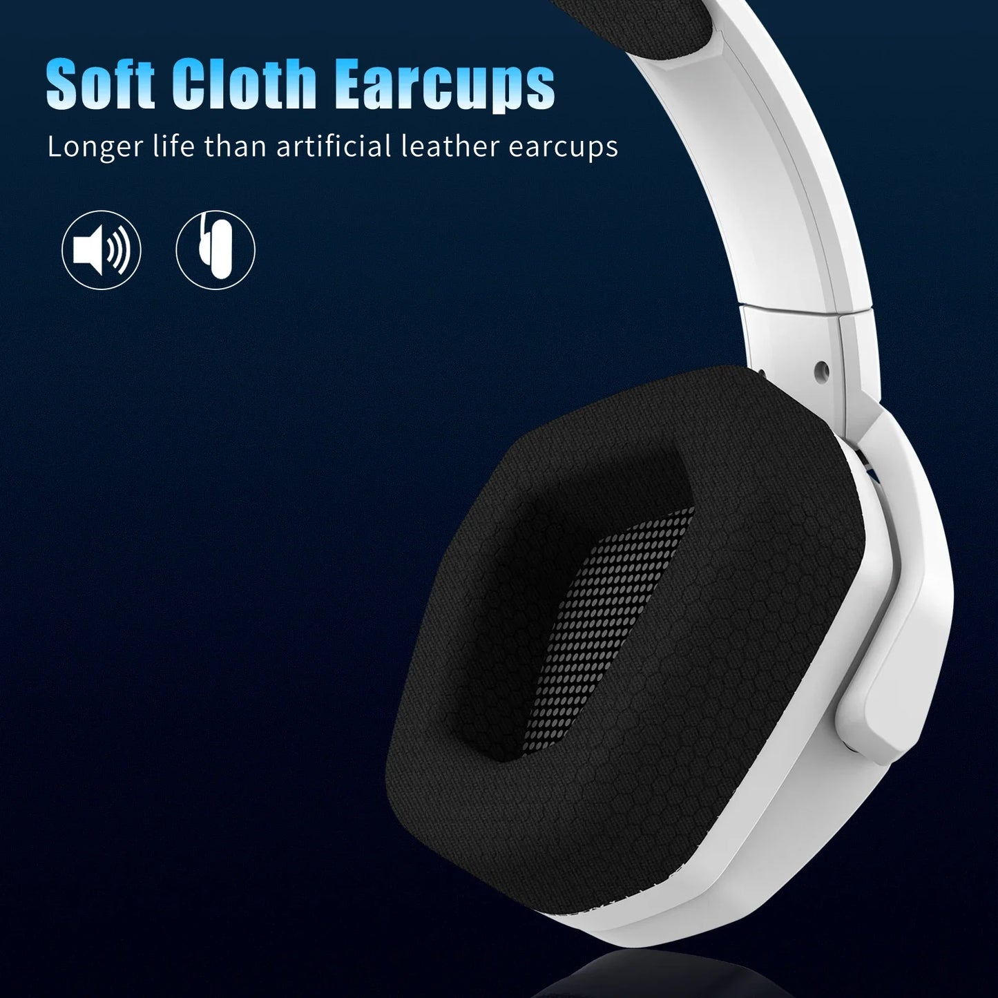 Auriculares inalámbricos dobles NUBWO G06 con micrófono para PS5, PS4, PC, móvil, Switch, auriculares inalámbricos Bluetooth de 2.4GHz