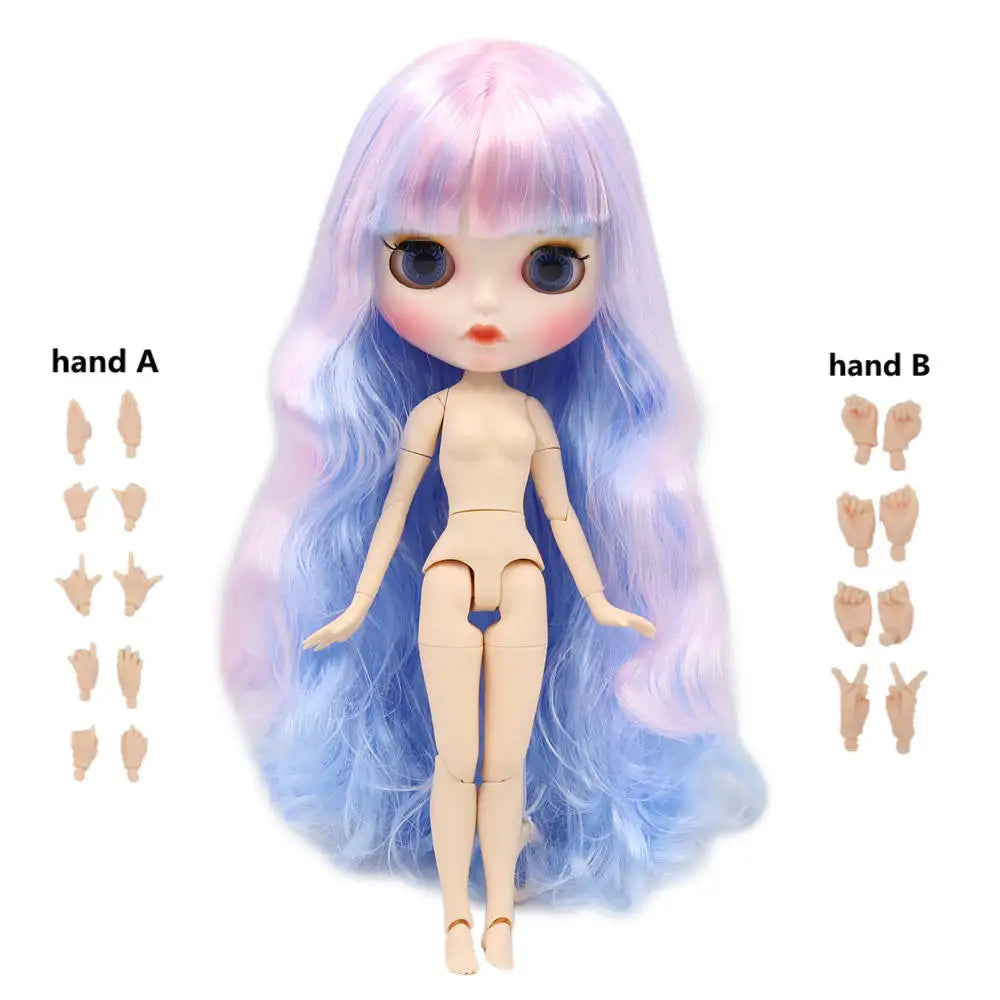 ICY DBS Blyth Muñeca de 1/6 cuerpo articulado DIY BJD juguetes de moda muñecas niña regalo oferta especial en venta con set de manos A y B