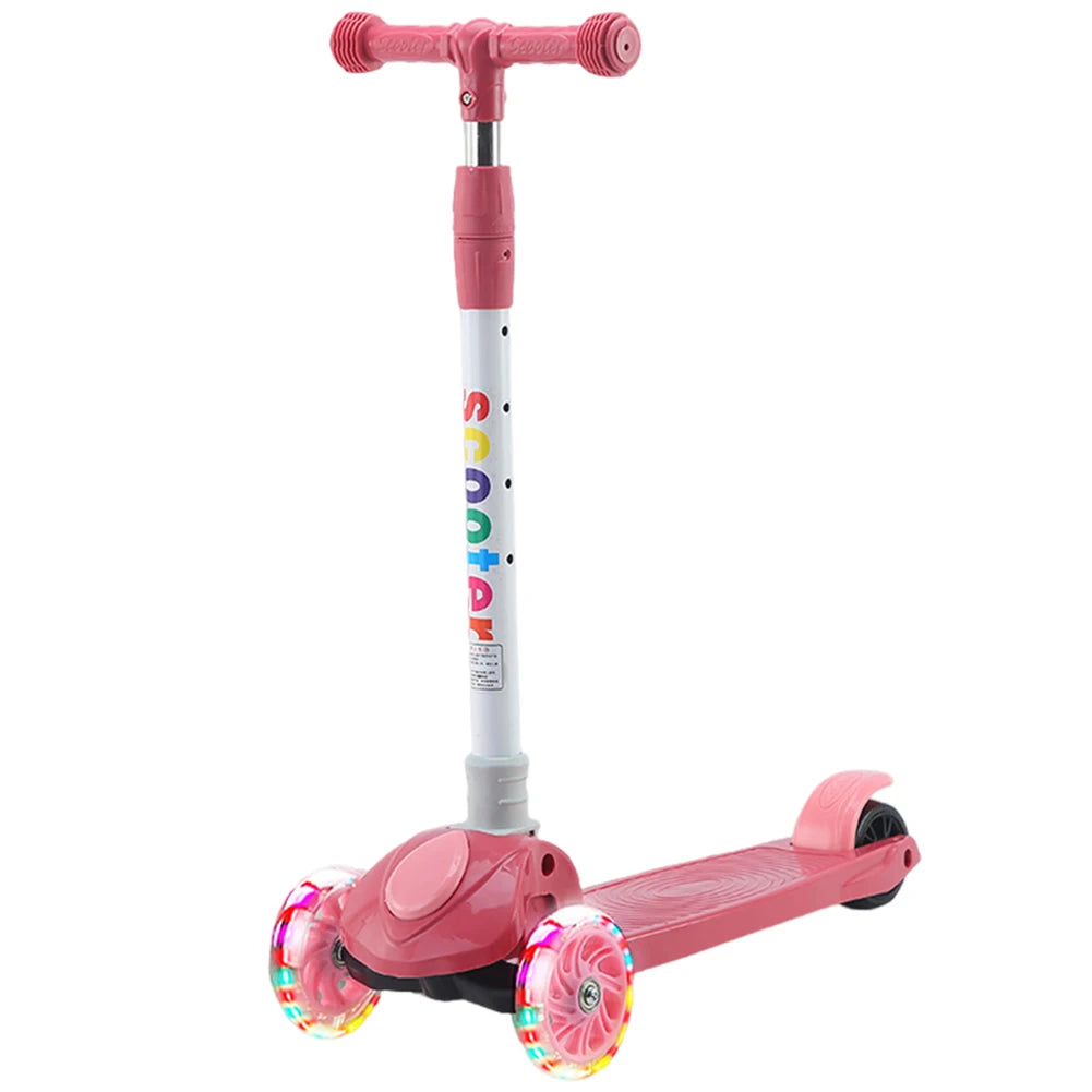Trottinette Enfant Roues Lumineuses Réglable — 3 à 10 Ans Décontracté