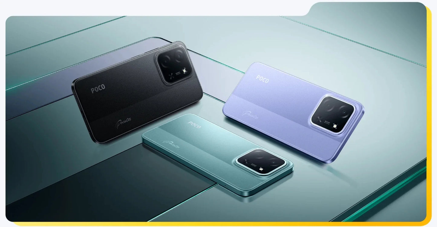 POCO C85 6GB/128GB 8GB/256GB NFC Version mondiale Smartphone 50MP caméra 6000mAh batterie