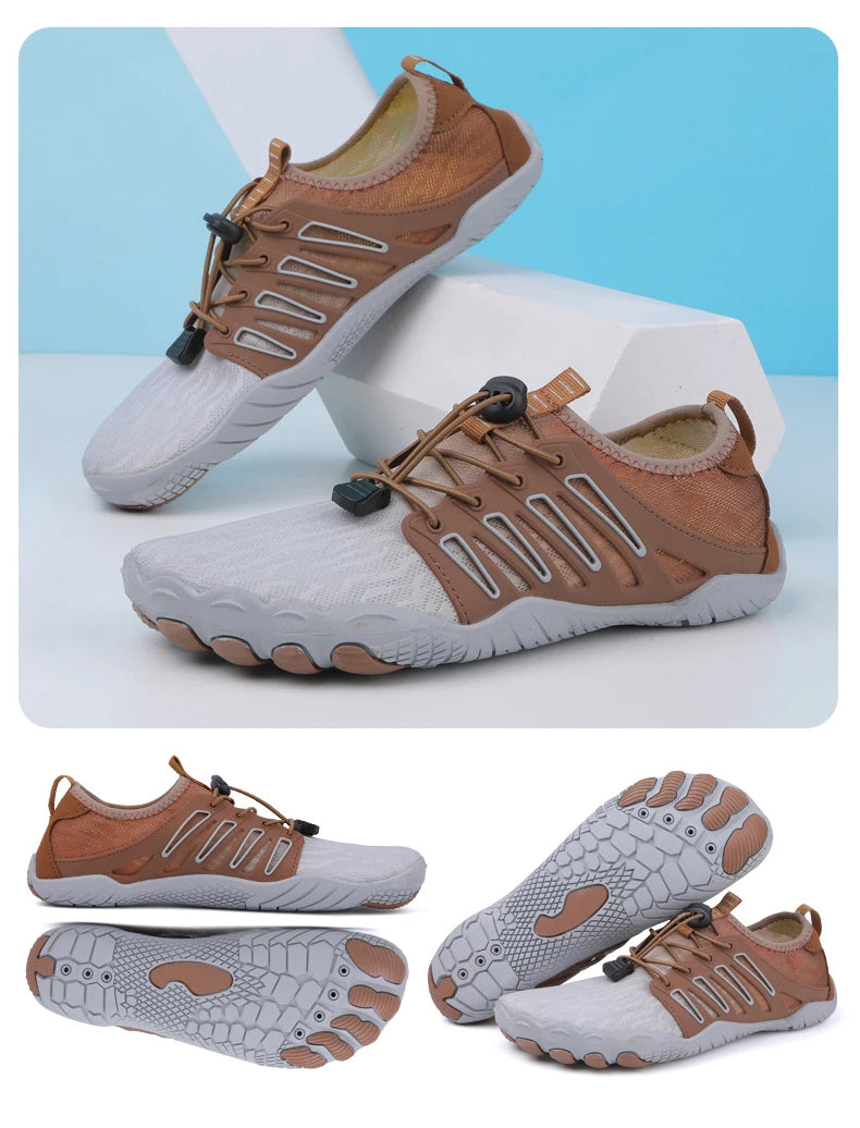 Chaussures d'eau de plage pour hommes et femmes, nu-pieds, natation dans la mer, sports aquatiques