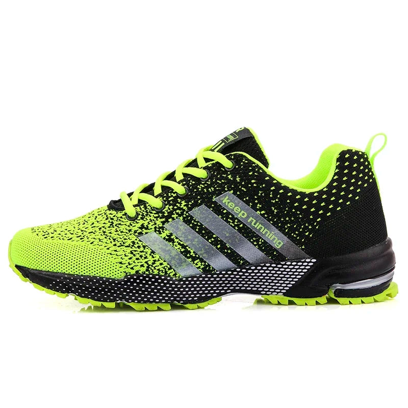 Zapatillas cómodas y antideslizantes para hombre, deportivas ligeras con absorción de impactos, estables, de malla, transpirables, informales, para pareja