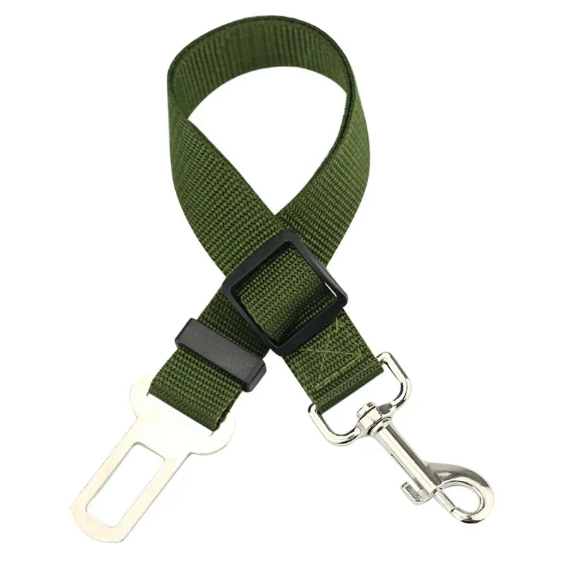 Cinturón de seguridad ajustable para mascotas, gatos, perros, asiento de seguridad para mascotas, vehículo, arnés para perros, Clip de plomo, palanca de seguridad, tracción, collares para perros, accesorios para c
