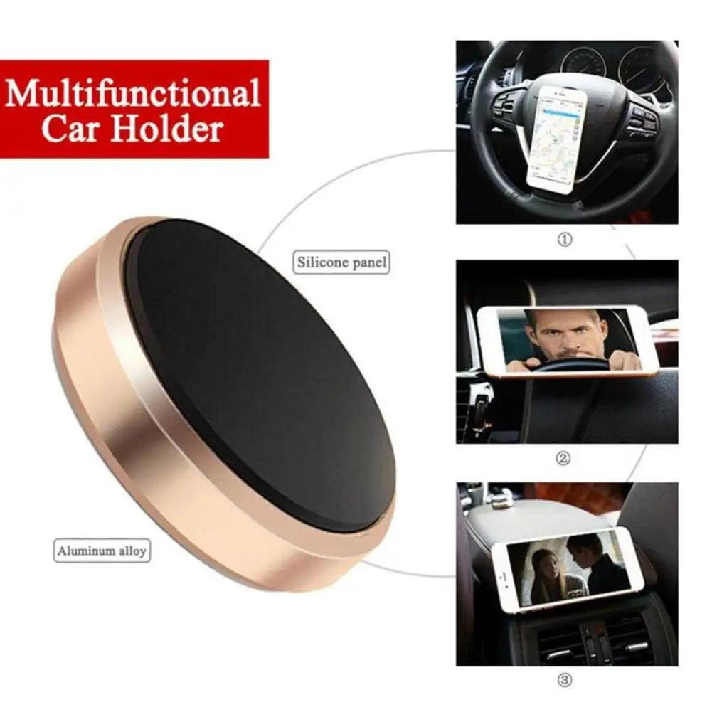 Soporte de teléfono magnético para coche 360°    Soporte magnético para coche, teléfono móvil, mesita de noche de pared GPS universal para iPhone Android