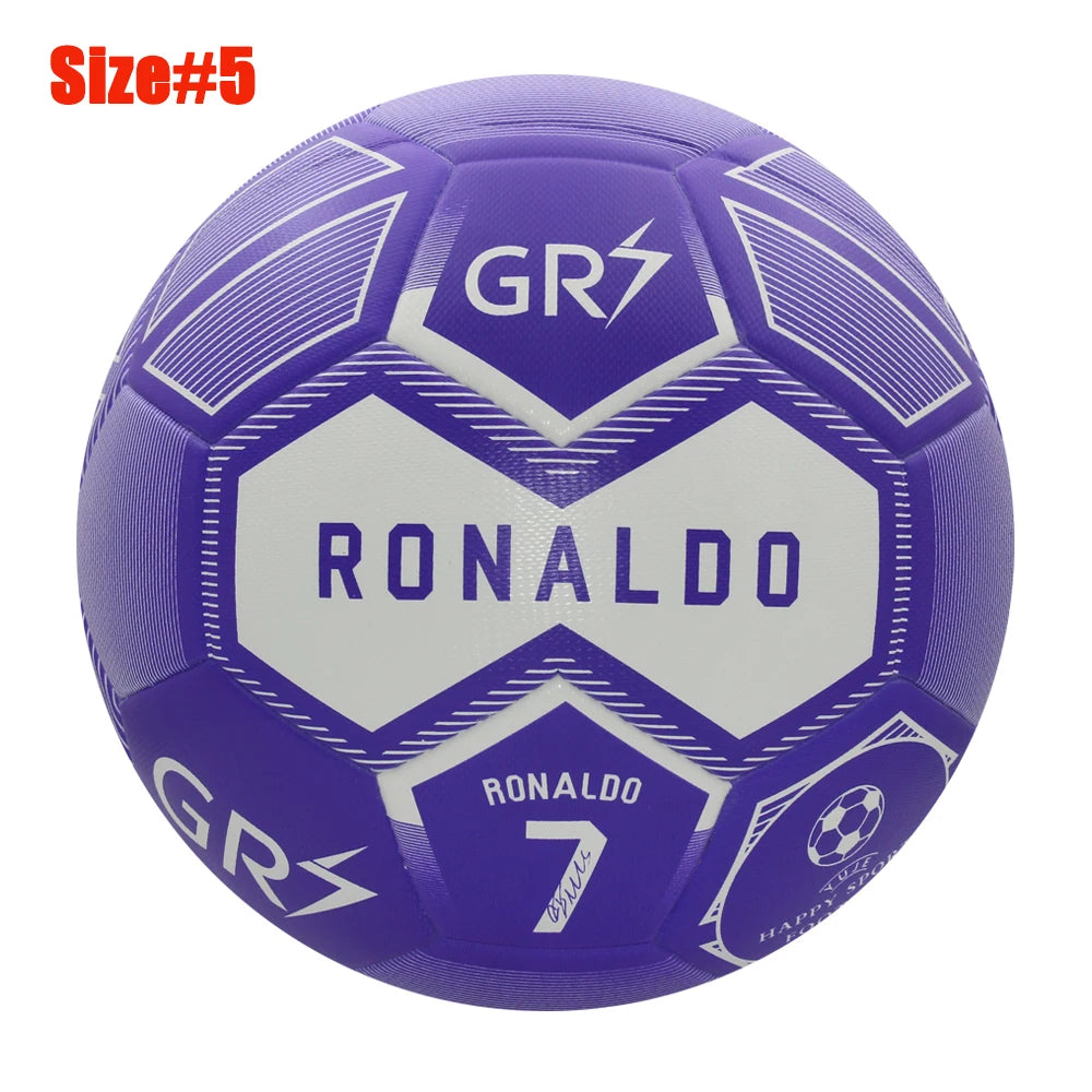 High-Quality Footballs, Standard Size 5, PU Material, Seamless Butyl Bladder, Outdoor Match Play, Football Training
