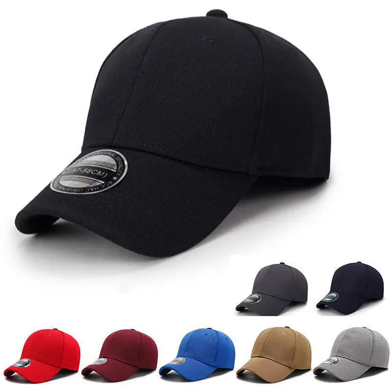 Nueva gorra de béisbol ajustada, sombrero deportivo para exteriores, gorras de golf para mujeres y hombres, visera Hip Hop Snapback, Gorra
