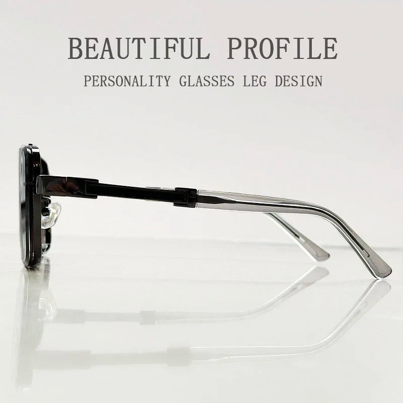 2025 Square Sunglasses Men Luxury Vintage Sunglasses Women Trendy Retro Sunglasses Hombre Lunette Soleil Femme