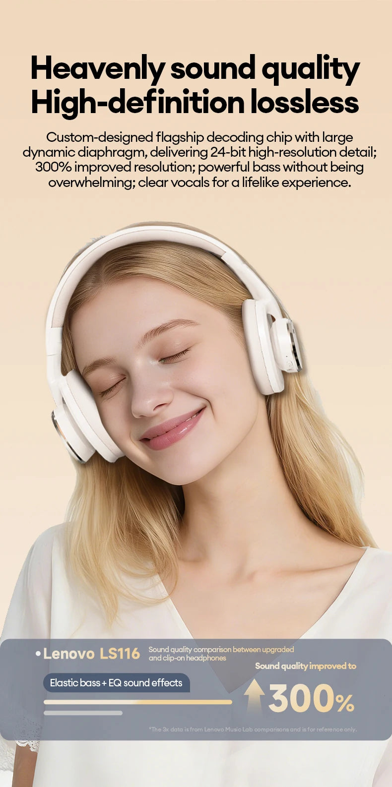 Casque gaming sans fil Bluetooth 6.0 — pliable, sport, micro HD, supra-auriculaire, cadeau