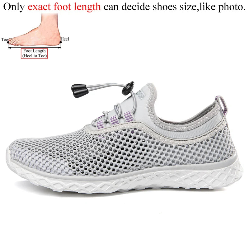 Baskets Légères Respirantes Homme — Chaussures d’Eau Pataugeoire Été
