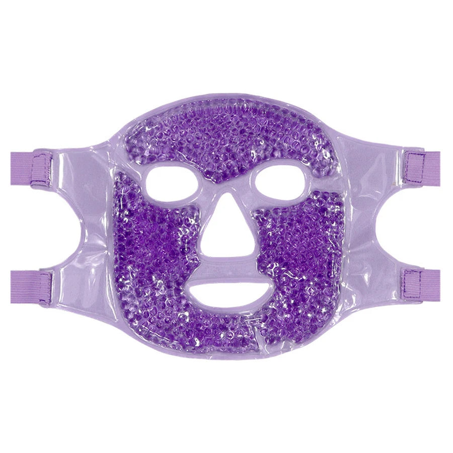 Gel refrescante hielo máscara facial máscara de ojos máscara facial fría y caliente compresa perlas de gel máscara facial fría bolsa de hielo, compresa sueño FaceSPA