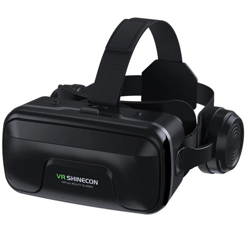 VR Shinecon Casco de realidad virtual Gafas 3D para Smartphone teléfono inteligente Auriculares binoculares juego de vídeo lente Wirth