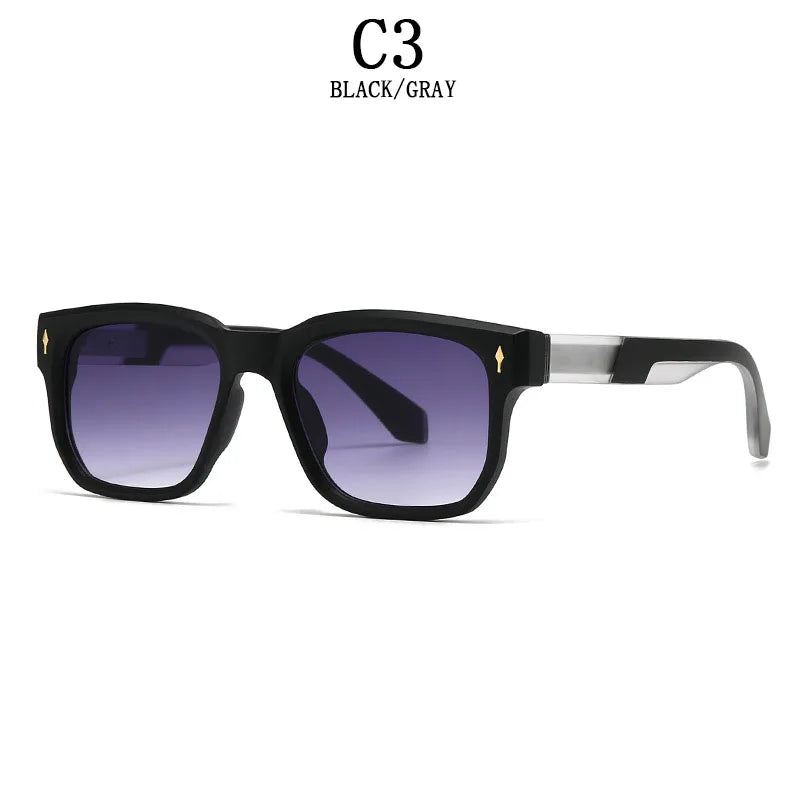 2025 Vintage Sunglasses Men Holiday Square Sunglasses Women Trendy Retro Eyewear Women Sunglasses Gafas De Sol Hombre