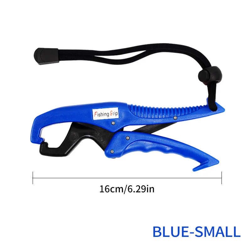 Pince à poisson ShareShark en plastique ABS blanc avec corde réglable, pince à lèvres flottante, outils de pêche