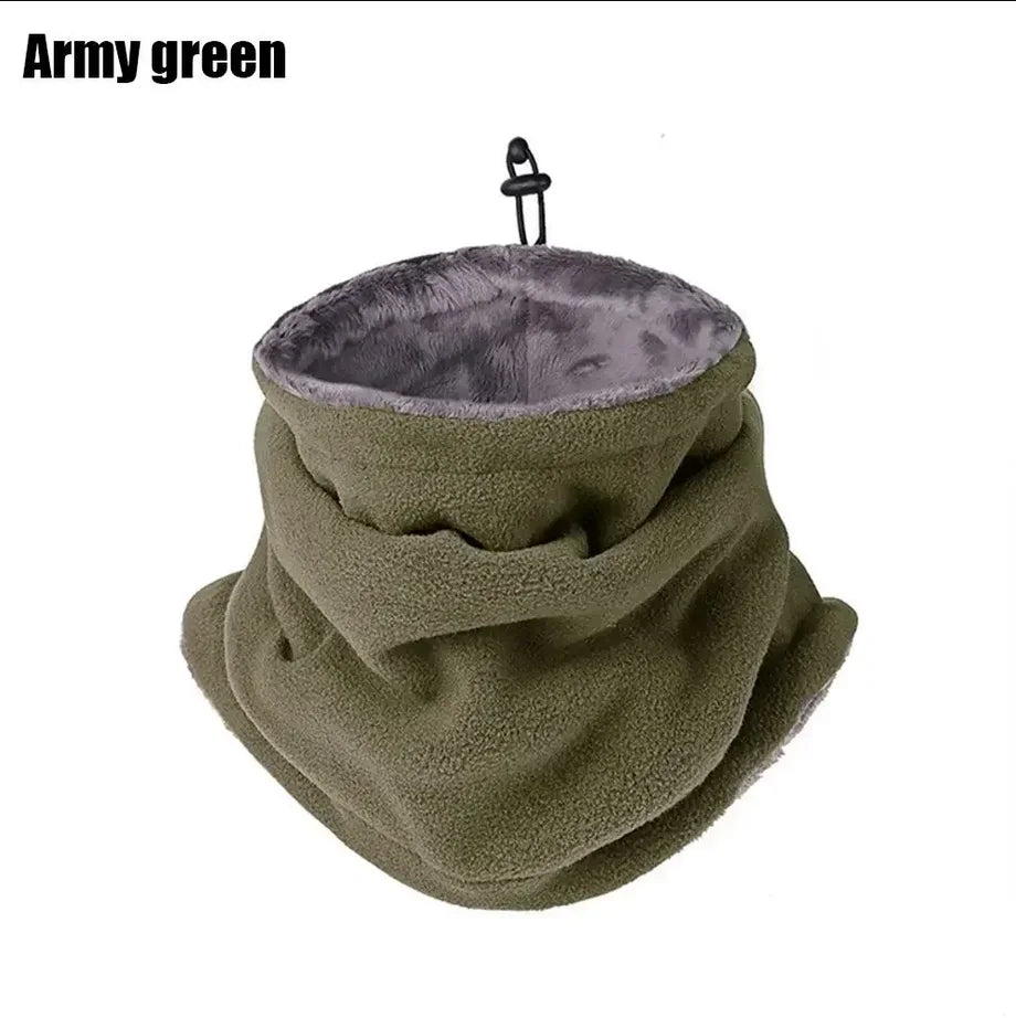 Masque chaud de moto d'hiver pour hommes et femmes, col polaire, écharpe coupe-vent plus chaude pour l'extérieur, Camping, randonnée, cagoule, masque facial de cyclisme