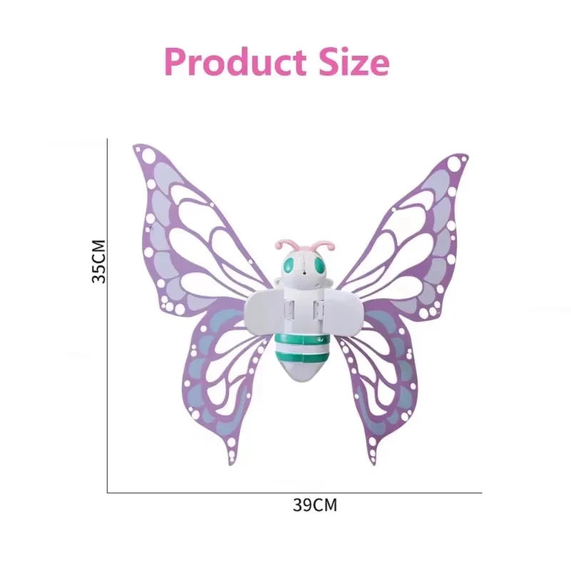 Ailes de papillon électriques, aile d'elfe mobile avec ailes de fée légères pour enfants, déguisement de Cosplay d'anniversaire et de noël, jouet d'ange pour filles