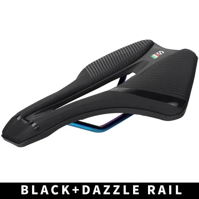 Selle de vélo de route TOSEEK MTB, EVA + cuir en super fibre, design ergonomique, large et confortable, long trajet, ultra-légère, siège creux TT