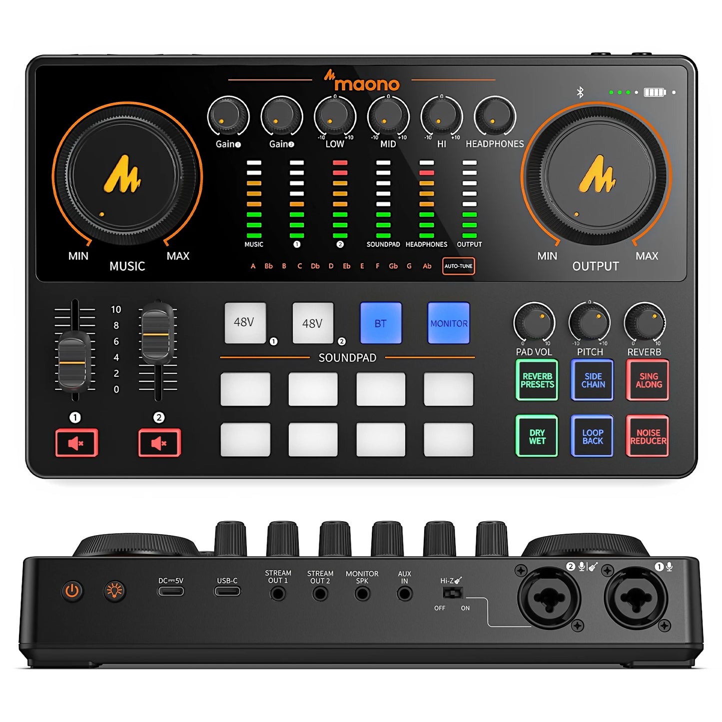 Interface Audio Double XLR — Podcast, Streaming & Gaming Professionnel