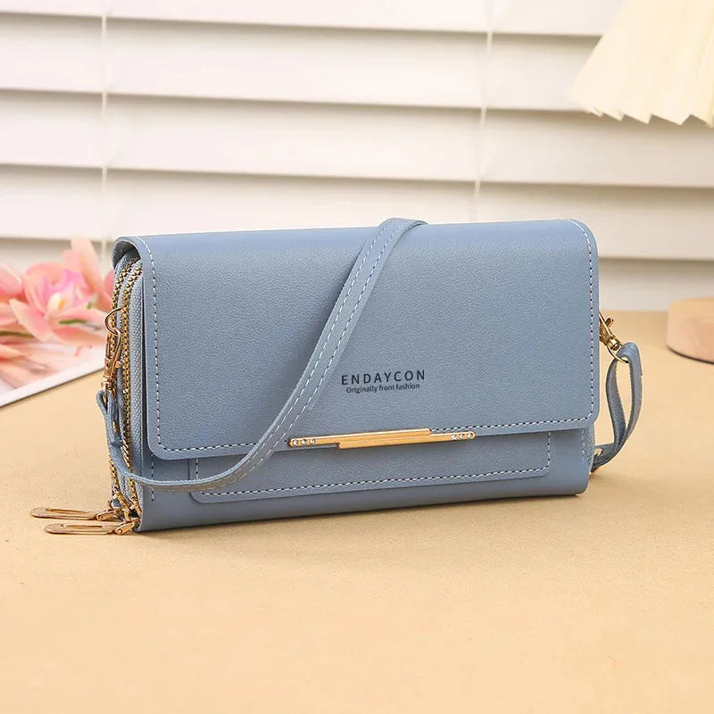 New Korean Medium-Sized Women's Wallet Bag – Convertible Crossbody Pouch with Coin Purse, Multifunctional Design