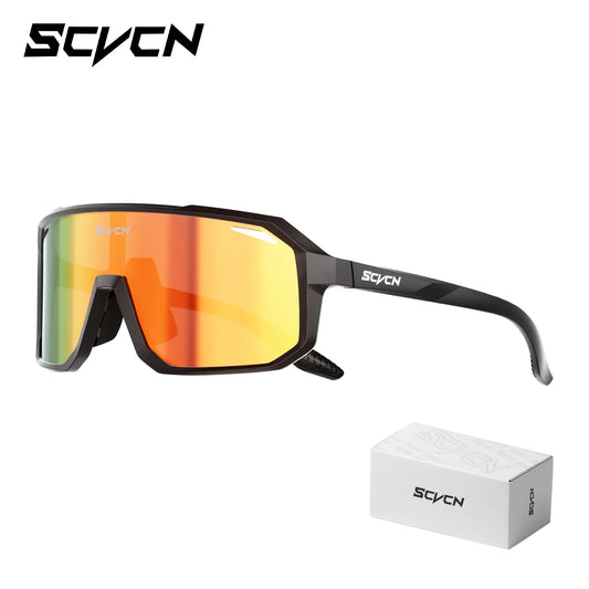 SCVCN Cycling Glasses MTB for Men Women Outdoor Sports Running Driving UV400 Sunglasses Road Racing Bicycle Cycling Eyewear