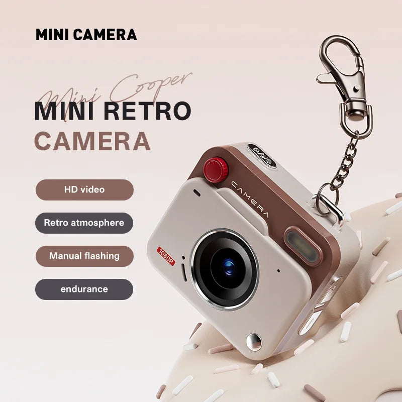 Nouveau CCD rétro Mini appareil photo numérique haute définition Pixel étudiant Campus photographie enregistrement petite taille facile à transporter appareil photo