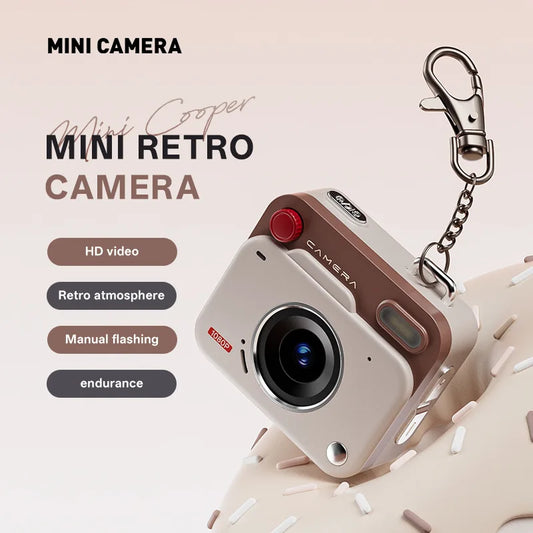 New Retro CCD Mini High Definition Digital Camera Pixel Student Campus Photography Recording Small Size Easy to Carry Camera