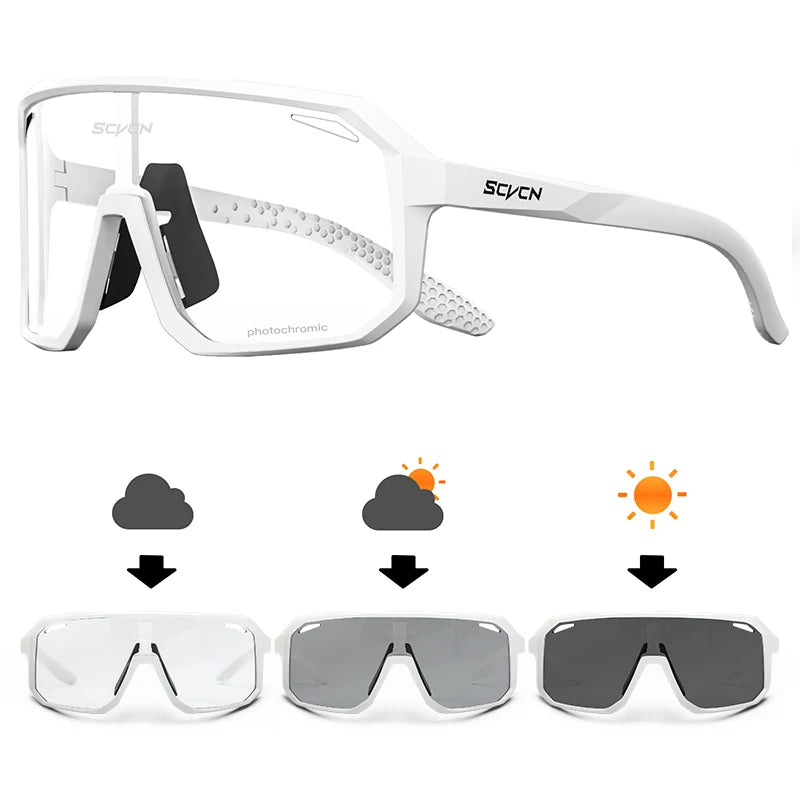 SCVCN Cycling Glasses MTB for Men Women Outdoor Sports Running Driving UV400 Sunglasses Road Racing Bicycle Cycling Eyewear