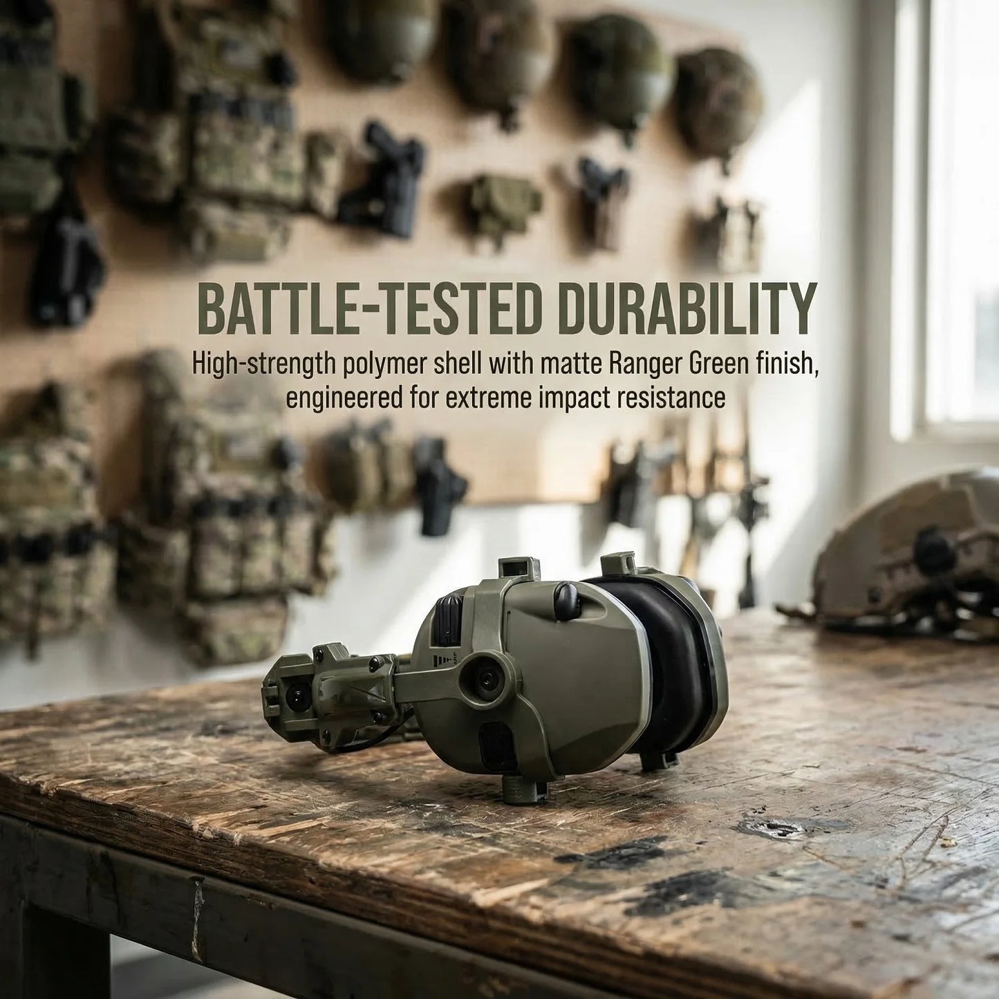 Casque de tir tactique pour l'extérieur, protection auditive électronique, réduction active du bruit, casque de chasse