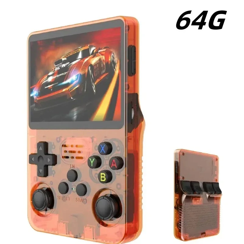 ARKOS - Consola de juegos portátil retro R36S 100 % original, IPS de 3,5 pulgadas, más de 15 000 juegos, reproductor de bolsillo portátil Linux, regalos de regreso a clases