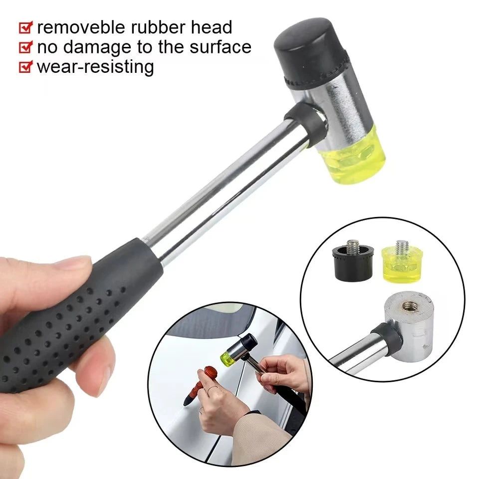 Car dent hammer dent removal tools, hail bulge remover, tap down pen, sheet metal set