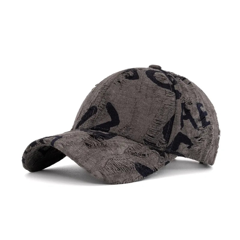 Gorra de béisbol marrón FS Fashion con letras para hombres, sombrero de lujo para mujeres, gorra de camionero informal, gorras streetwear de hip-hop, gorra de mujer