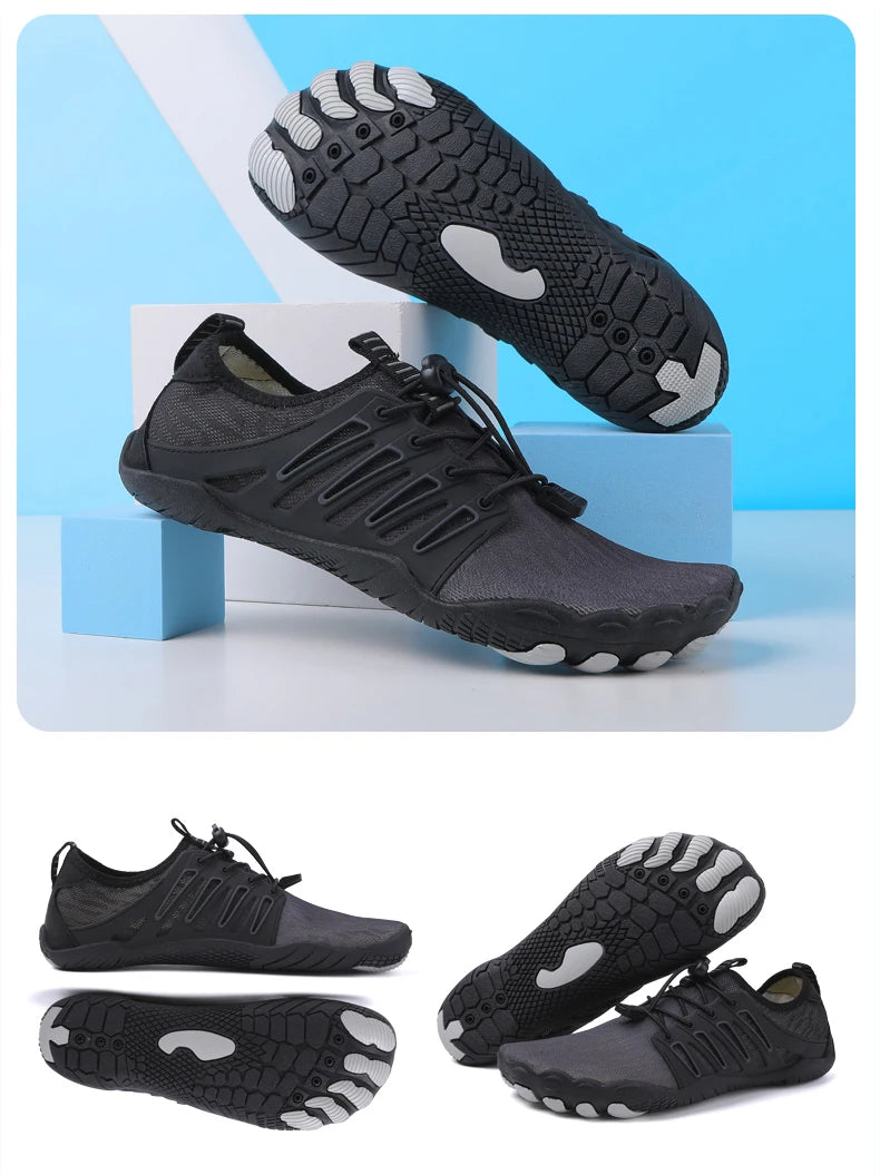 Chaussures d'eau de plage pour hommes et femmes, nu-pieds, natation dans la mer, sports aquatiques