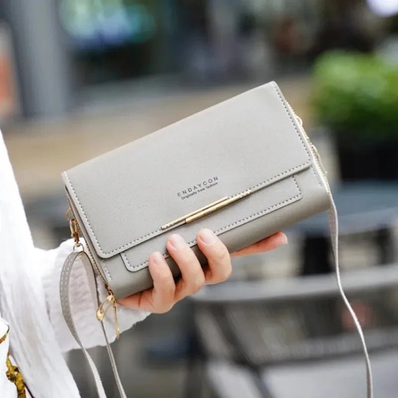 New Korean Medium-Sized Women's Wallet Bag – Convertible Crossbody Pouch with Coin Purse, Multifunctional Design
