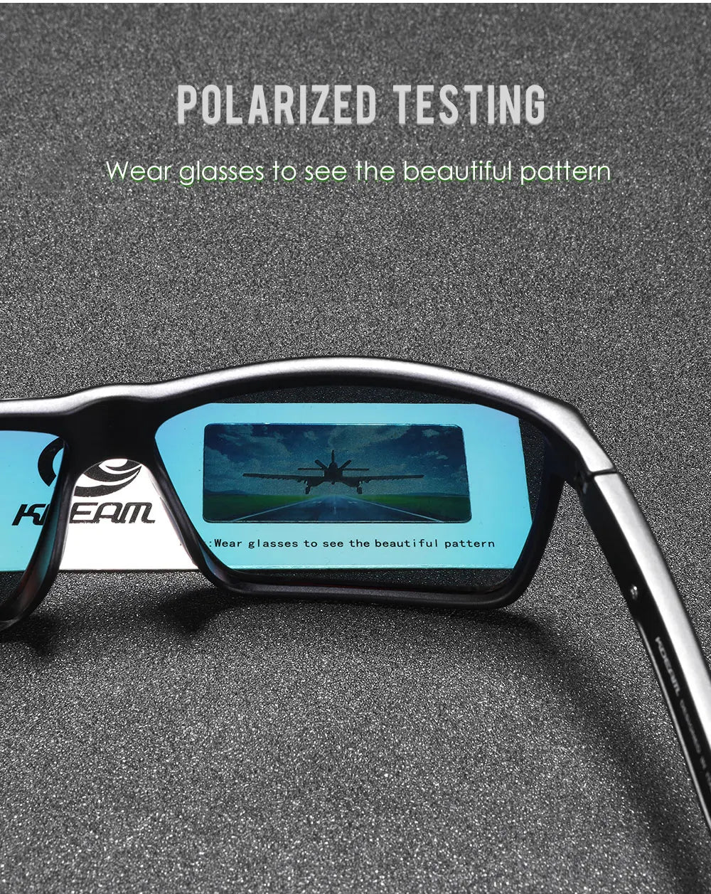 Lunettes de soleil résistantes aux rayures — verres polarisés, protection UV400, sport et loisirs