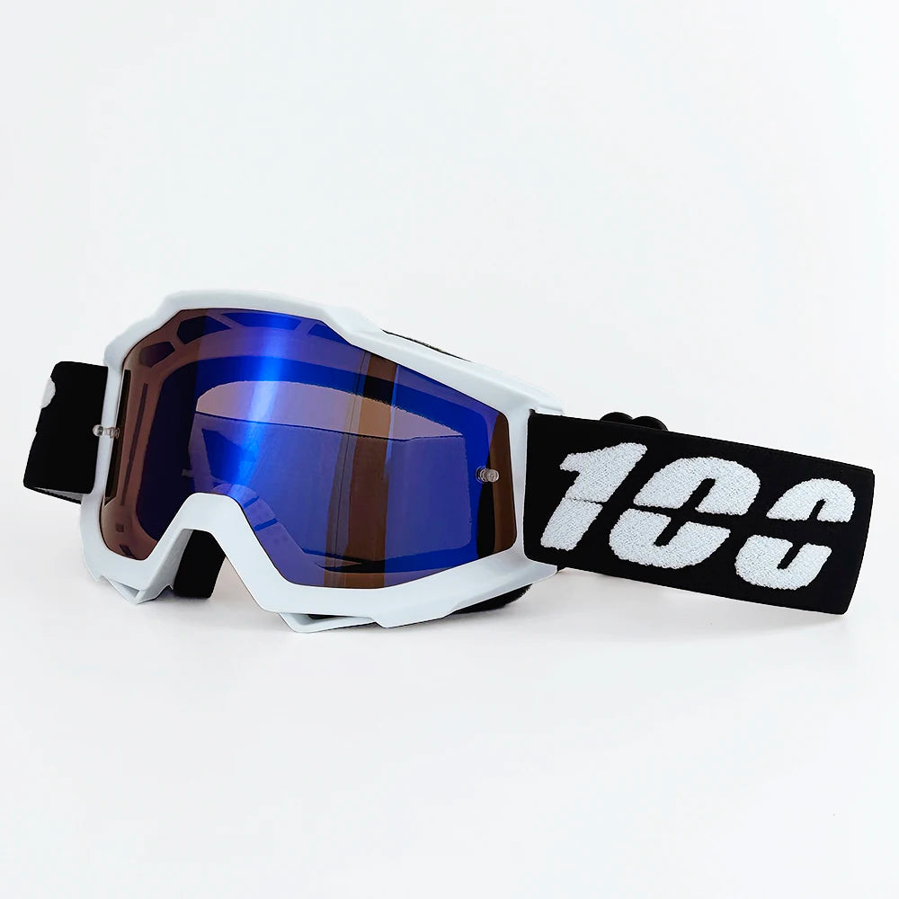 Lunettes de moto 100 MX, lunettes de motocross, lunettes de soleil tout-terrain pour homme, masque MTB ATV, protection coupe-vent, cyclisme, course