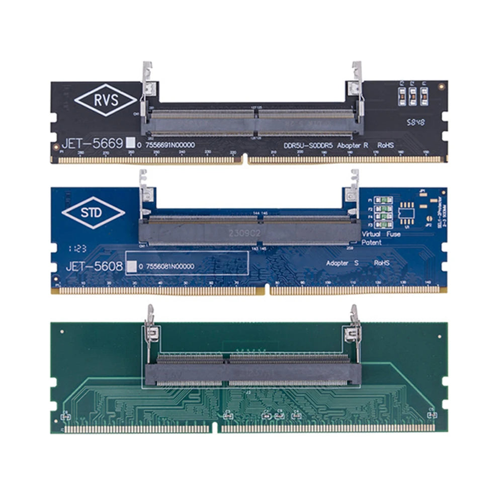 Carte adaptateur de mémoire pour ordinateur portable DDR3 DDR4 DDR5, carte SO-DIMM vers carte PC DIMM, mini connecteur de mémoire RAM