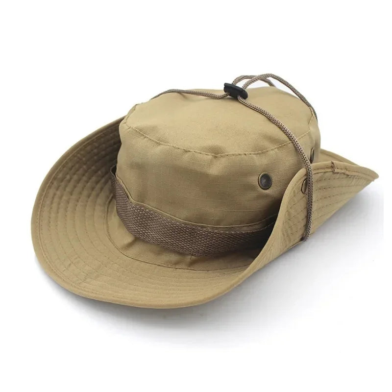 Chapeau de soleil pour hommes et femmes, casquette de Camouflage, pour Sports de plein air, seau, pêche, randonnée, chasse, 60CM