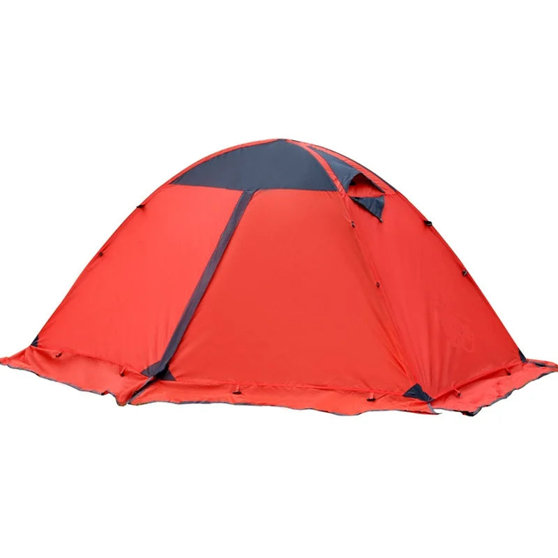 Widesea – tente de Camping touristique pour 2 personnes, plein air, 4 saisons, tige en aluminium avec jupe neige