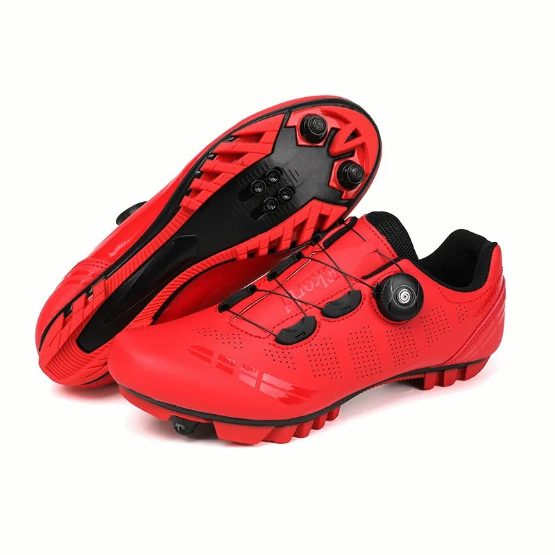 Cycling Shoes, Men's Special SPD Road Racing Sports Shoes, Breathable Upper, Outdoor Mountain Off-Road MTB Cycling Shoes