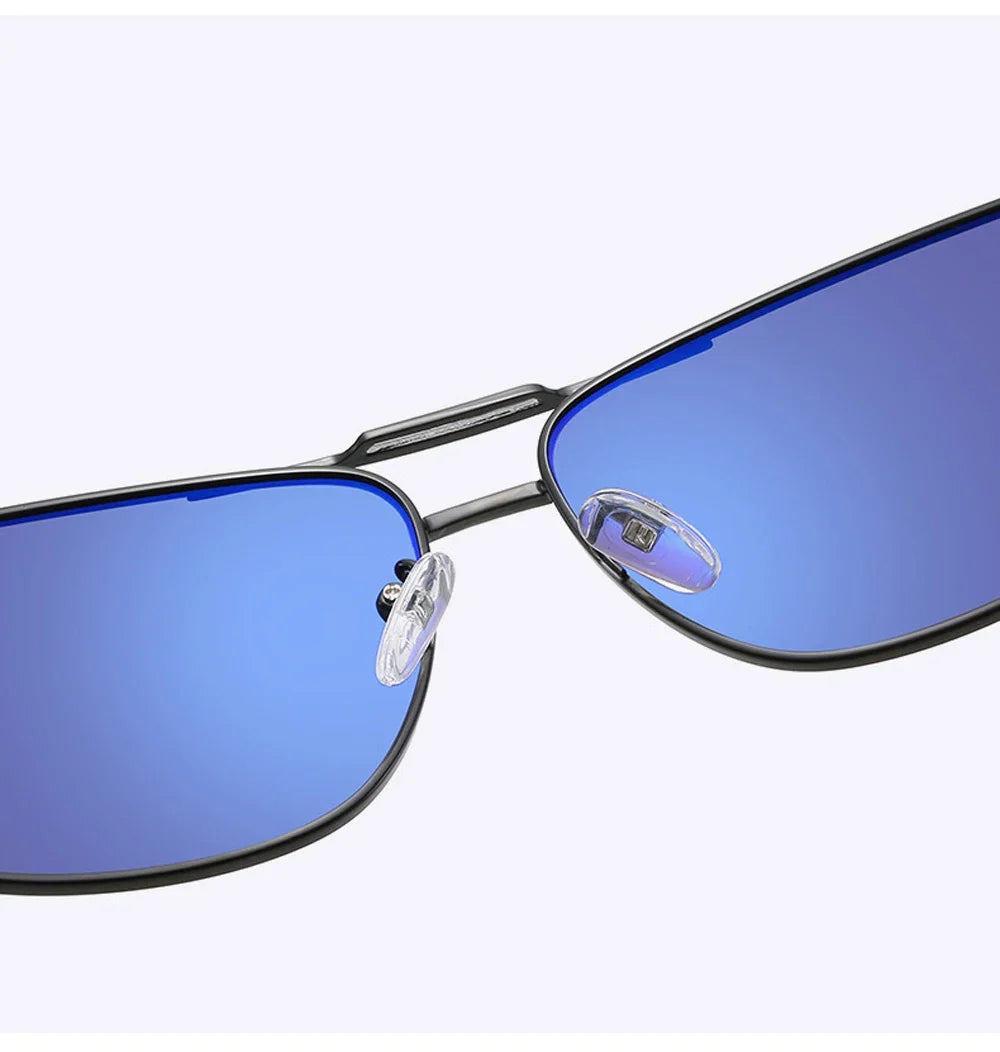 Lunettes de Soleil Femme Polarisées Dégradé — Lentille Carrée, Rétro, Conduite