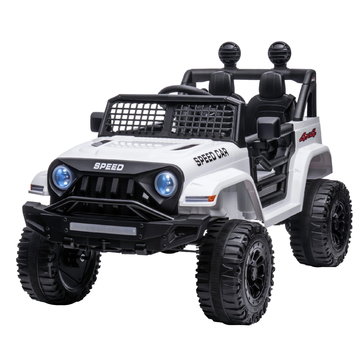 Voiture Électrique 12V Enfants — 3 Vitesses Réglables Bluetooth Télécommande Parent