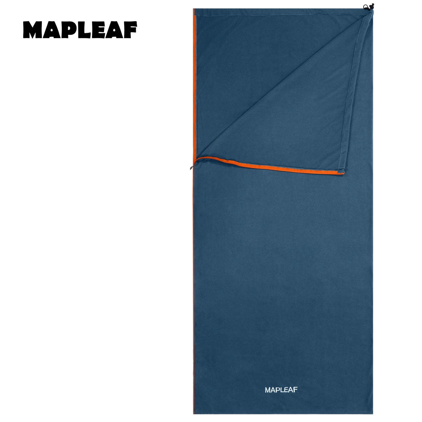 MAPLEAF Doublure de sac de couchage en polaire légère pour l'hiver, drap de sac de couchage, drap de voyage et de camping, doublure de couverture de camping
