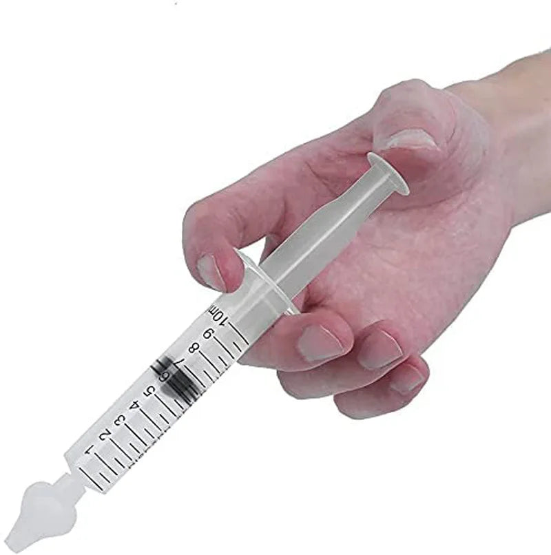 Jeringa de aspiración nasal de silicona para bebés, limpiador antártico para niños, lavador nasal para rinitis, irrigador nasal reutilizable, lavado para niños