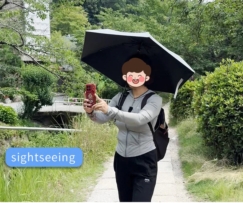 Clip Parapluie pour Sac à Dos Mains Libres — Randonnée & Trekking Léger