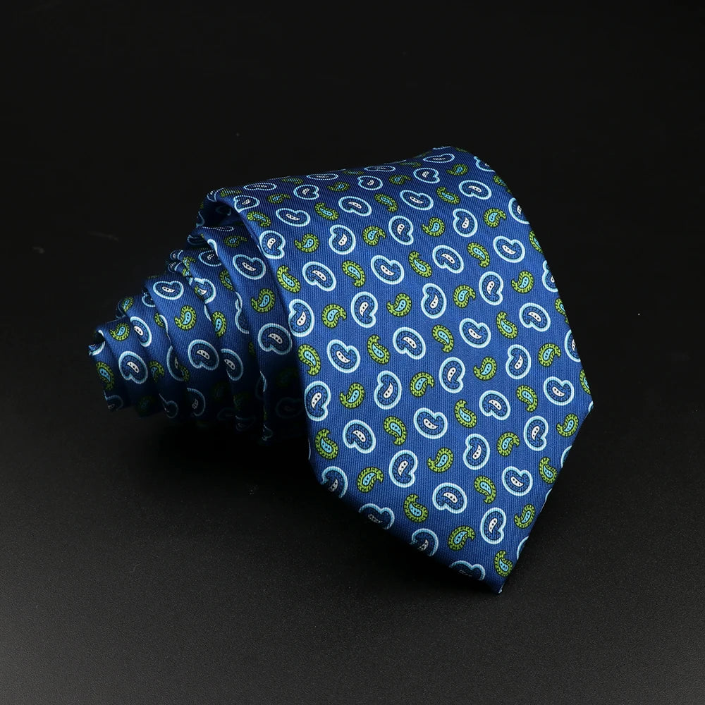 51 Styles Men's Silk Ties Jacquard Striped Plaid Floral Tie Accessories Daily Wear Shirt Suit Necktie Wedding Party Gift
