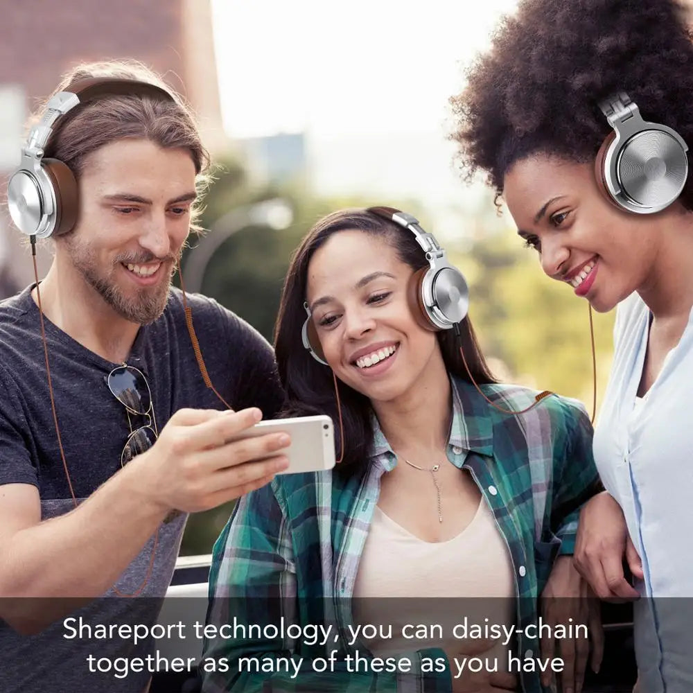Auriculares de diadema Oneodio Pro 30 para DJ, cascos de estudio profesionales con micrófono, auriculares con cable, monitores Hifi, auriculares plegables para juegos