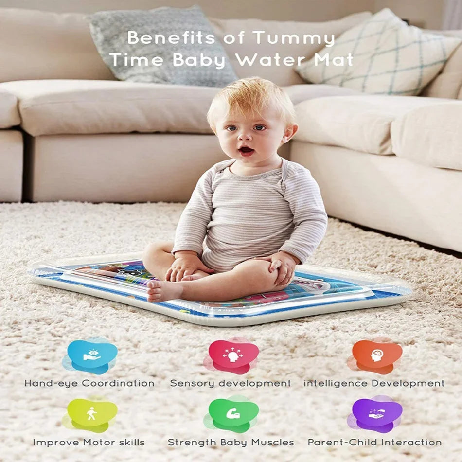 Tapis de jeu gonflable pour bébé, coussin d'eau en PVC pour nourrissons, temps du ventre, coussin d'eau pour enfants, jouets d'activité de développement pour l'éducation précoce